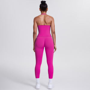 Conjuntos Deportivos de Dos Piezas para Mujer al Por Mayor en Stock Tallas Grandes Chaleco Activo y Leggings Suaves como la Mantequilla con Sensación Desnuda - Product Image 2