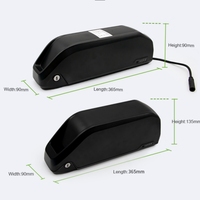 Batterie de vélo électrique au lithium 36V 15Ah avec BMS intégré, pack de batteries rechargeables 18650 pour vélo électrique 500W OEM