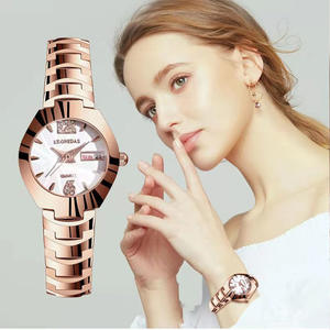 Reloj de Cuarzo <span class=keywords><strong>Oruss</strong></span> a la Moda para Dama, Correa de Acero Inoxidable en Oro Rosa, Resistente al Agua para Negocios y Ocio, con Cristal - Product Image 3