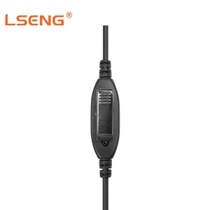 Micro-casque LSENG unilatéral avec micro-boom ENC et PTT intégré 2 broches K pour talkie-walkie Kenwood TK, idéal pour la sécurité et la <span class=keywords><strong>patrouille</strong></span>, 95 cm - Product Image 3