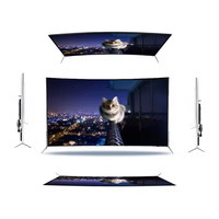 Supplier TV Pintar Murah 55 Inch 65 Inch 75 Inch TV Lengkung 85 Inch 4k Smart Android TV