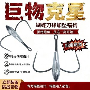 Hameçon papillon 3.5 20g 80g anti-accroc pour lancer longue distance pour la pêche à la carpe en lac - Product Image 3
