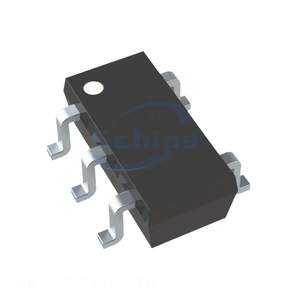 SC 74A, SOT 753 มีสินค้าในสต็อก MIC5233-3.0YM5-TR ไอซีควบคุมแรงดันไฟฟ้าแบบเชิงเส้น 3V 100mA SOT23 5 ชิ้นส่วน อุปกรณ์จัดการพลังงานอิเล็กทรอนิกส์ (PMIC) - Product Image 1