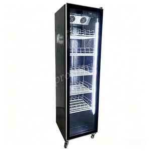 Réfrigérateur commercial à <span class=keywords><strong>porte</strong></span> unique pour boissons, vitrine verticale en verre pour bières, réfrigérateur de présentation multi-niveaux pour boissons - Product Image 2
