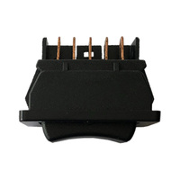 Saklar jendela daya listrik, tombol saklar jendela kekuatan listrik 5 pin Universal 12V/24V 5 P