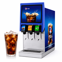 Fabrieksdirect 3 smaken commerciële frisdrankautomaat Cola Post Mix machine voor fastfoodrestaurants