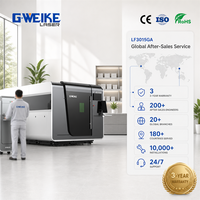 Machine de découpe laser à fibre CNC pour métal Gweike 6000w d'Italie