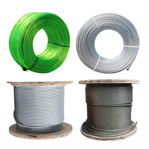 Venta al por mayor 3mm-24mm Cuerda de <span class=keywords><strong>alambre</strong></span> de acero <span class=keywords><strong>galvanizado</strong></span> antioxidante resistente al desgaste Hardware recubierto de plástico de fabricantes - Product Image 3