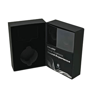 Luxury <b>Black</b> Rigid Cardboard Magnetic Gift <b>Box</b> with Custom Logo - Product Image 2