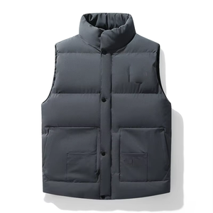 Gilet de travail pour homme 2026 <span class=keywords><strong>Goose</strong></span> 1.1, vêtement d'extérieur de qualité, <span class=keywords><strong>sans</strong></span> manches, épais, coupe-vent, rembourré, léger, décontracté, à motifs, pour l'hiver - Product Image 1