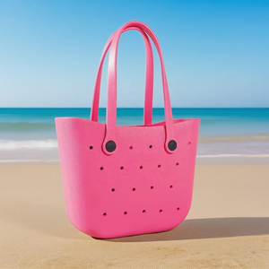 Venta al por mayor simplemente sureño Casual Tote Eco-Friendly impermeable EVa Beach Bag XL Handheld Beach Bag - Product Image 3