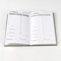 Carnets de notes personnalisés à couverture rigide, format A4/A5, reliure cousue, papier d'art, estampage à chaud couleur, pour cadeau