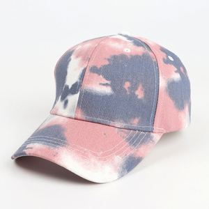 Gorra de Béisbol Deportiva de 6 Paneles con Estampado Tie Dye, Diseño Curvo en la Parte Trasera, Logotipo Bordado Personalizado, Estilo Urbano, Alta Calidad, Venta al Por Mayor - Product Image 3