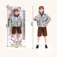 Poupée homme tendance de 11,5 cm, hauteur de 30 cm, articulations mobiles, poupée en plastique PVC, poupée personnalisée