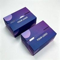 Caja de Embalaje Corrugada para Ropa, Caja de Envío Autosellable Personalizada, Caja con Cierre para Zapatos