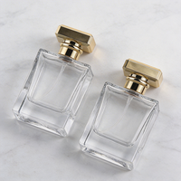 Bouteilles en verre vides de 30 ml, 50 ml, 100 ml pour parfum et crème pour le visage, avec couvercles, personnalisables avec gravure mate, impression sérigraphique de logo, vente en gros, haute qualité