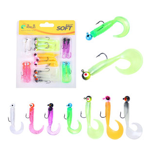 Set di Esche da Pesca con Testa in Piombo di Alta Qualità, Esche di Varie Dimensioni con Amo Rotondo <span class=keywords><strong>per</strong></span> la Pesca - Product Image 3