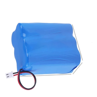 Paket Baterai Li-ion 18650 Grade A 11.1V 12V Custom 3S2P 5200mAh dengan Konektor DC untuk Kamera CCTV Keamanan