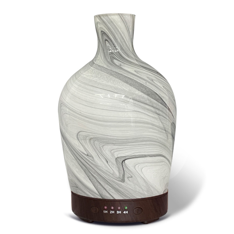 Base en grain de bois foncé