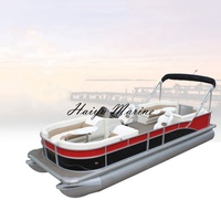 2025 Hochwertiges Tri-Tube-Ponton boot mit Lounge und großem Raum