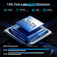 Mini PC Intel N95 Ordinateur de bureau compact Options N100 N150