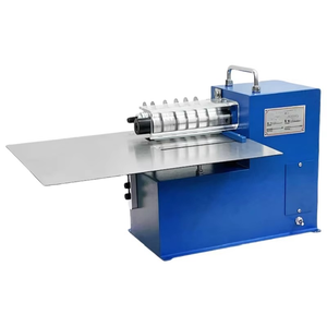 Petite machine de découpe et de refendage automatique à vitesse réglable pour cuir, panneaux en PVC, papier en gel de silice, applications industrielles - Product Image 2