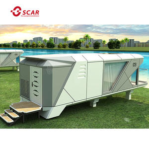 Giantsmade Mobile ready made diseño de acero modular China portátil Precio de paquete plano casas prefabricadas <span class=keywords><strong>Casa</strong></span> de cápsula de vida de lujo - Product Image 2