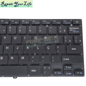 Bàn phím máy tính xách tay Brazil cho ezbook lb11 ezbook 3 SE bàn phím mới màu đen không có đèn nền bố trí QWERTY - Product Image 2
