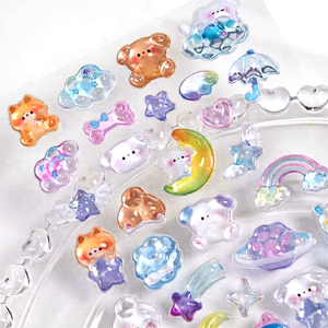 Pegatinas en Relieve con Estampado Animal 3D Ecológicas en Grandes Cantidades, Decoración de Embalaje de Marca Personalizada, Regalo Promocional al por Mayor - Product Image 1