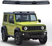 Apto para JIMNY 2023-2025, Barra de Luces LED para Techo, Spoiler de Techo Negro Brillante