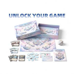 Jeu de société de fantasy européen Epic Quest Lore-Rich, style livre, pliable, en similicuir texturé avec revêtement aqueux - Product Image 2