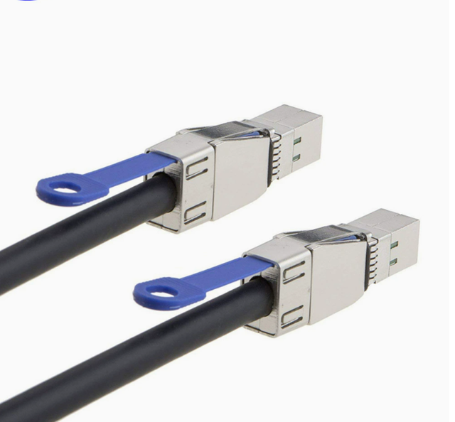 MINI SAS HD SFF-8644 with IC to MINI SAS SFF-8644 Server Overlay Cable