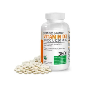 Fornitura di fabbrica di calcio 10000 IU naturale personalizzato OEM ODM vitamina D3 compresse masticabili supporto immunitario cibo adulti neonati - Product Image 1