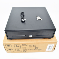 C330-48T POS Metal Tepsili Para Çekmecesi RJ11 12V POS Sistemi Uyumlu 4 Bölmeli Dayanıklı Toz Boyalı Para Kutusu