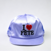 Gorras Deportivas Personalizadas al por Mayor para Hombre, MOQ Bajo, Alta Calidad, Logotipo Bordado, 5 Paneles, Satén Liso, Visera Plana, Cierre a Presión, Gorras Tipo Dad Hat