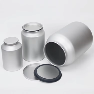 Recycelbares Aluminium-Metall pillen glas mit Schraub deckel Praktische Medizin flasche für pharmazeut ische Verpackungen Umwelt freundliche Dosen - Product Image 6