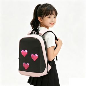 Smart <b>LED</b> <b>Backpack</b> with Programmable Screen Full Color Picture Display Mini Bag Waterproof Travel Bag DIY Schoolbag Mochila - Product Image 1