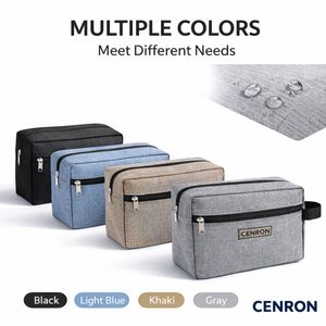 Bolsa de Viaje Portátil, Estuche de Maquillaje Moderno, Organizador de Ducha con Cierre, Asa Suave, Capacidad Media, Color Piedra - Product Image 2