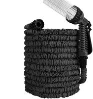 Haute qualité TPE 50ft 75ft 100ft 125ft 150ft Flexible pliable rétractable extensible magique tuyau d'eau de jardin avec buse/