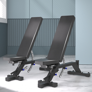 Prensa de Banco de pesas ajustable para gimnasio en casa, equipo de entrenamiento de fuerza, Banco de gimnasio, taburete de levantamiento de pesas - Product Image 4