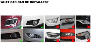 Personalizzazione Diretta dalla Fabbrica, Faro Fendinebbia da 3 Pollici, Luce Fendinebbia a 3 Colori per Tesla Model <span class=keywords><strong>S</strong></span>, W213, Audi A5 B8, Polo 6r - Product Image 5