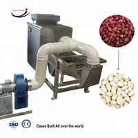 Machine à peler les cacahuètes de type sec JINCHENG 100-300 kg/heure, 220V/380V, tension personnalisable, garantie 1 an