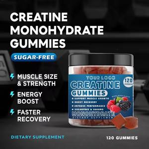 Gomitas de Creatina Monohidrato con Sabor a Frutas, Fórmula Micronizada, Suplemento de Recuperación Post-Entrenamiento para el Crecimiento y la Fuerza Muscular - Product Image 4