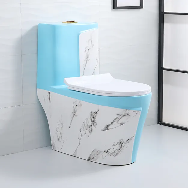 Serviette de bain en porcelaine, vaisselle en céramique et marbre bleu, pour la maison, les toilettes, 1 pièce