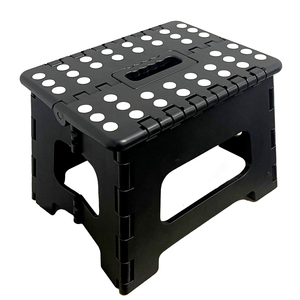 9 Inch Folding <strong>Step</strong> <strong>Stool</strong> Adult Kids Black EN 581 Gift Packing Easy Carry <strong>Step</strong> up <strong>Stools</strong> &amp; Ottomans for Room Supermarket - Product Image 2