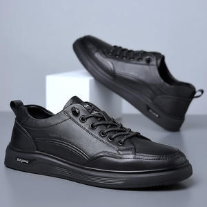 Zapatos casuales de cuero de alta gama con textura lujosa, modernos y a la moda, transpirables, zapatos para hombre - Product Image 3