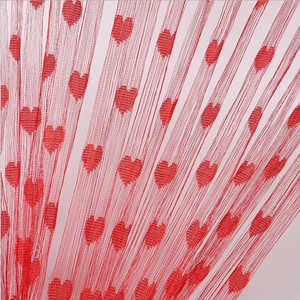 1x2m 1 adet romantik kalp şeklinde kapı perdesi parti malzemeleri düğün dekorasyon perdeleri perdeler Tinsel perde duvar asılı dekorlar - Product Image 1