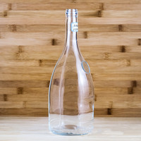 Vente en gros usine – Bouteilles en verre transparent hexagonales de 1500 ml pour Whisky, Gin, Brandy, Vodka, Tequila, Juniper Plus et emballages