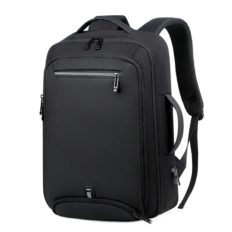 Leather Bags Men Luxury Backpack Solar Backpack Backbag Laptop Messenger Computer Shoulder Bag Briefcase