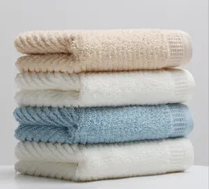 Factory Wholesale White Wash Cloth 100 Cotton 35*35cm Face Towel